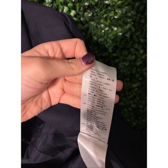 Stella McCartney Blue and Gold Button Blazer Sz 44/Large - Picture 5 of 5